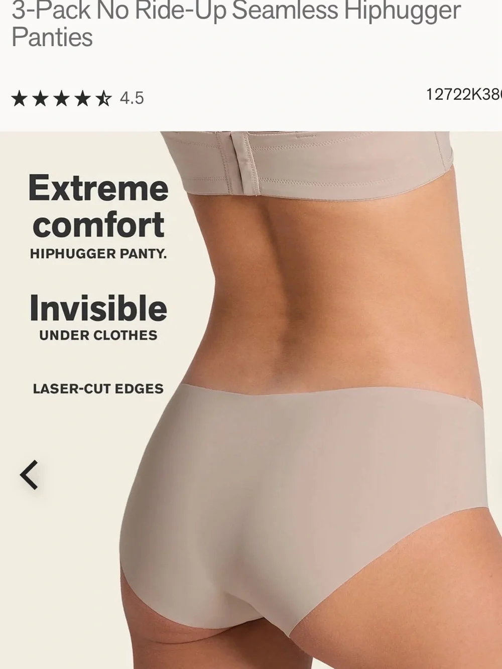 Seamless Hipster Panties 3-Pack - Blush